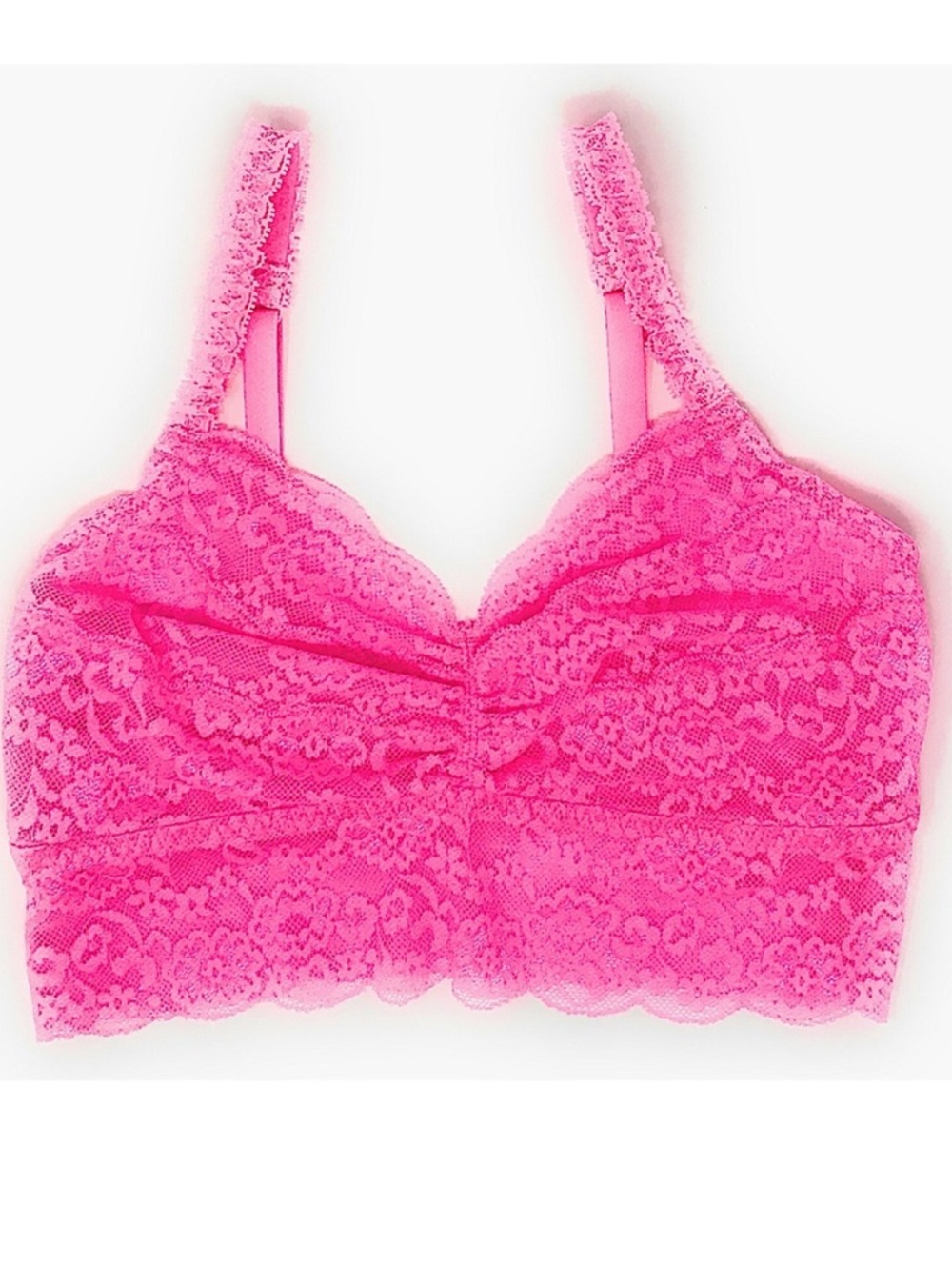 🩷 VICTORIA SECRET PINK LACE PINK
BRALETTE BRA SIZE MEDIUM WIRELESS
PULLOVER